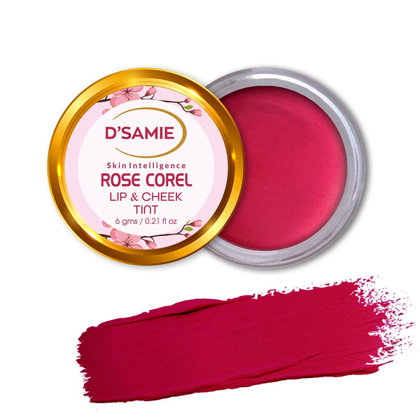 D'samie Lip & Cheek Tint Brown Lip Stain (Rose Corel) (6g)