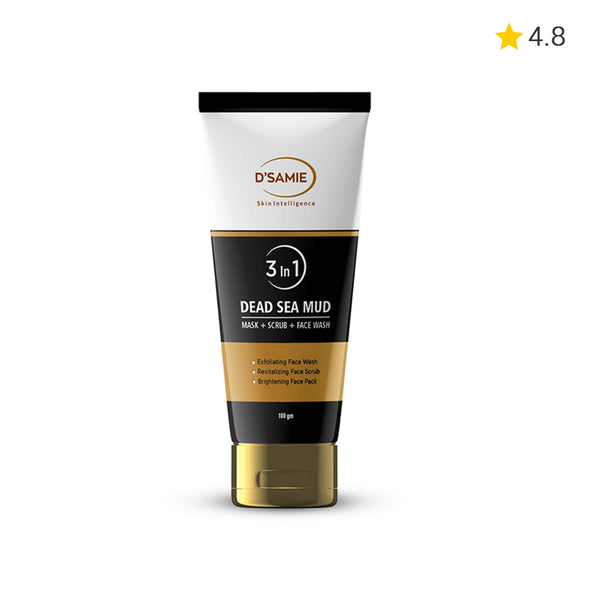 D’Samie Mineral-Rich Dead Sea Mud + Vitamin E 3-in-1 Face Cleanser