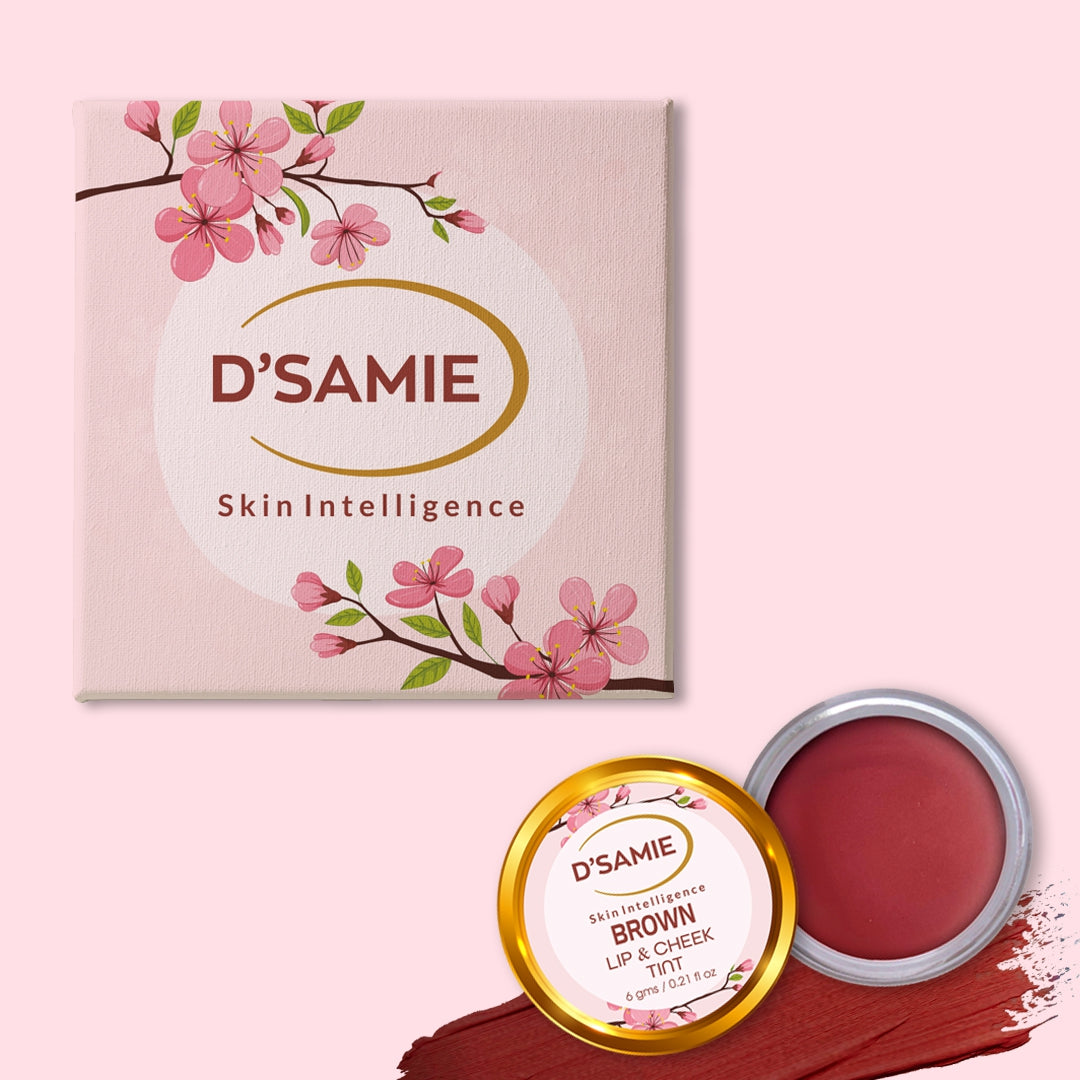 D'samie Lip & Cheek Tint Brown Lip Stain (Brown) (6g)