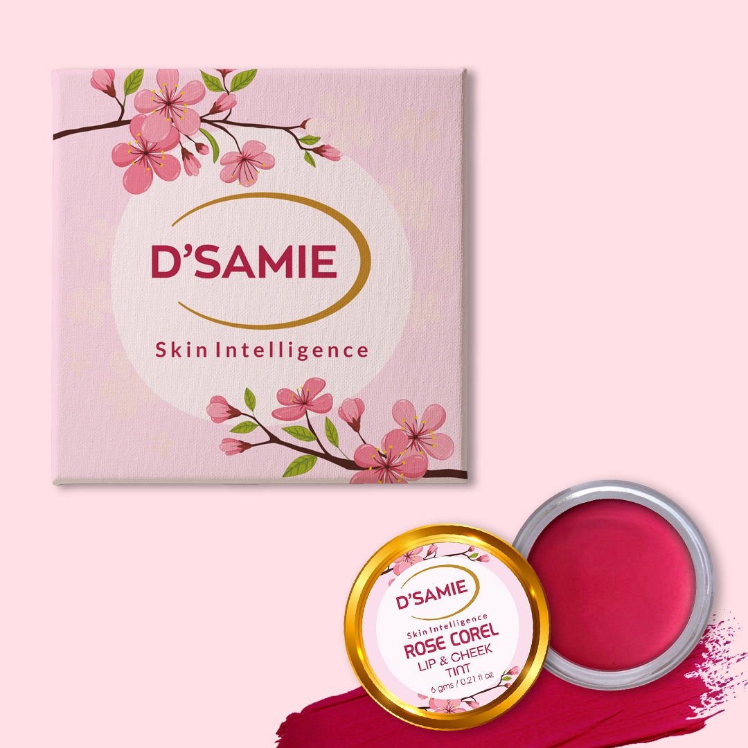 D'samie Lip & Cheek Tint Brown Lip Stain (Rose Corel) (6g)