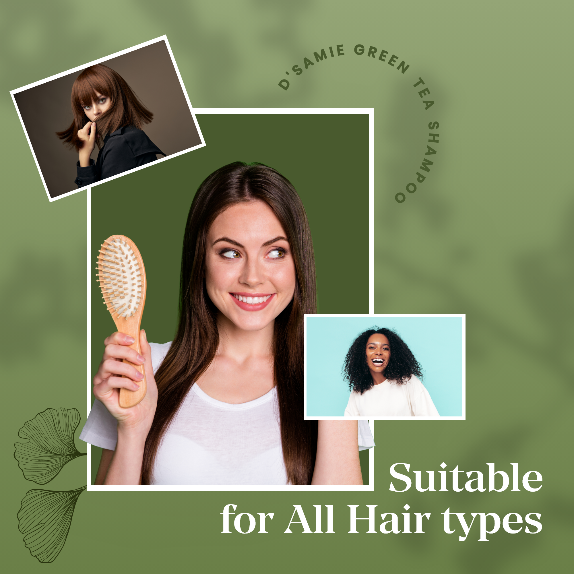 Combo Green Tea Shampoo & Ultra Nourish Argan Shampoo | Suitable for All Hair types